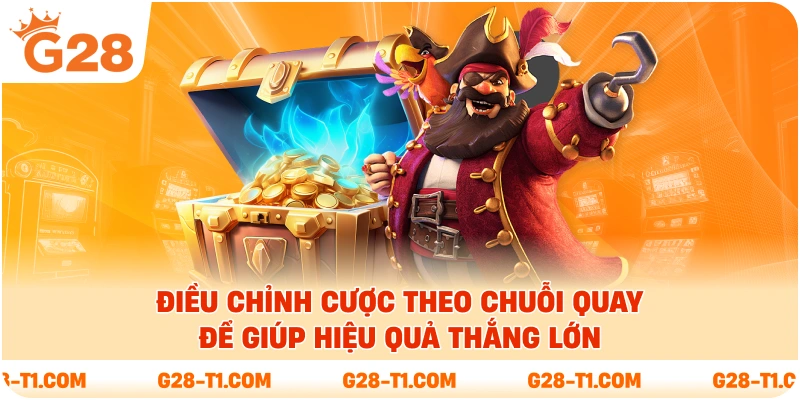 Điều chỉnh cược theo chuỗi quay để giúp hiệu quả thắng lớn